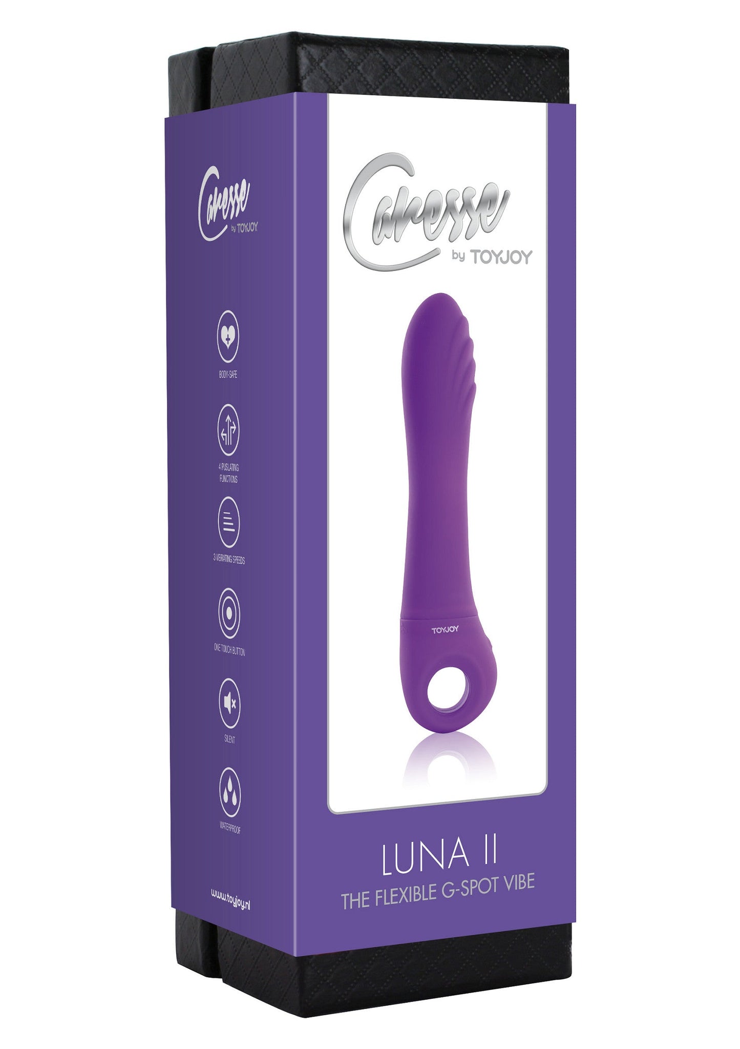 10104 toyjoy caresse luna ii flexible g spot vibe