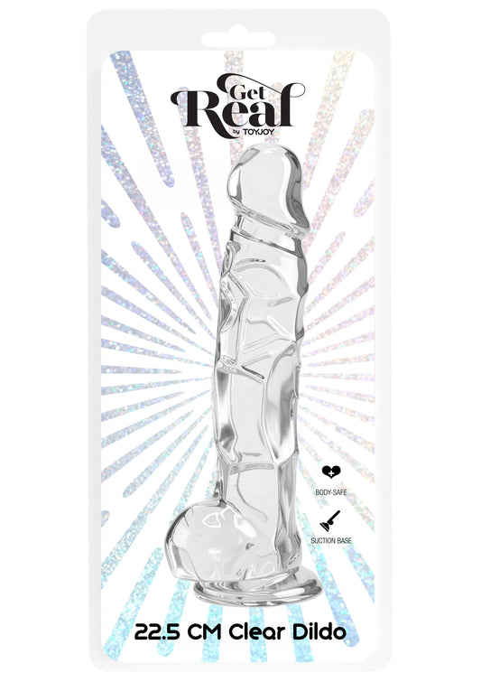 10126 toyjoy get real clear dildo tpe 225cm