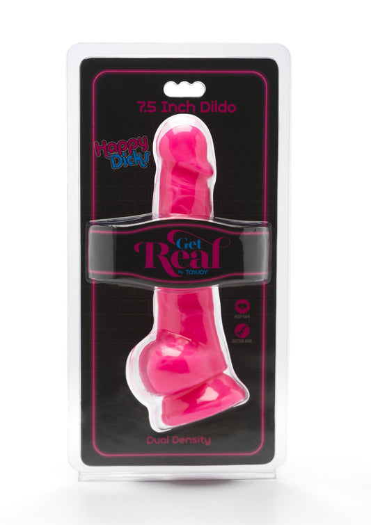 10181 toyjoy get real happy dicks dildo pvc 19cm