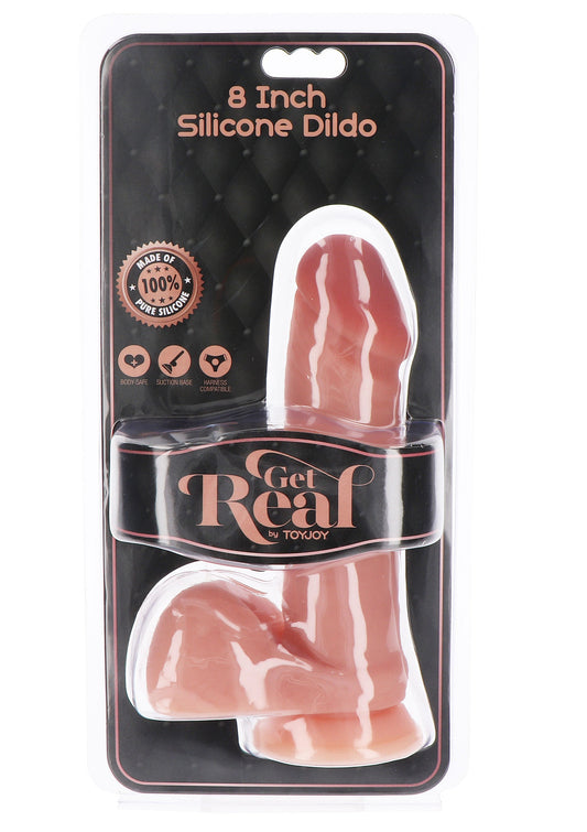 10193 toyjoy get real dildo silicone 20cm