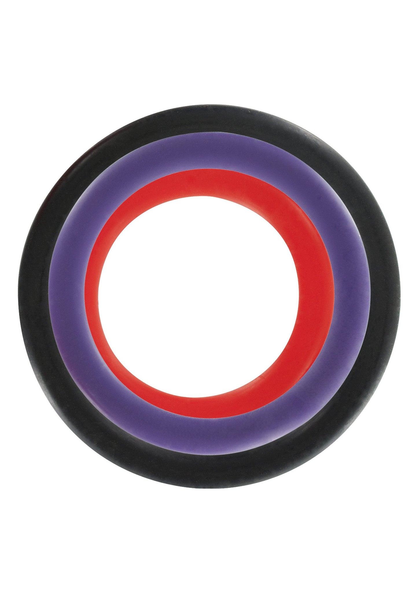 10313 toyjoy basics triple rings multicolor 3 pcs