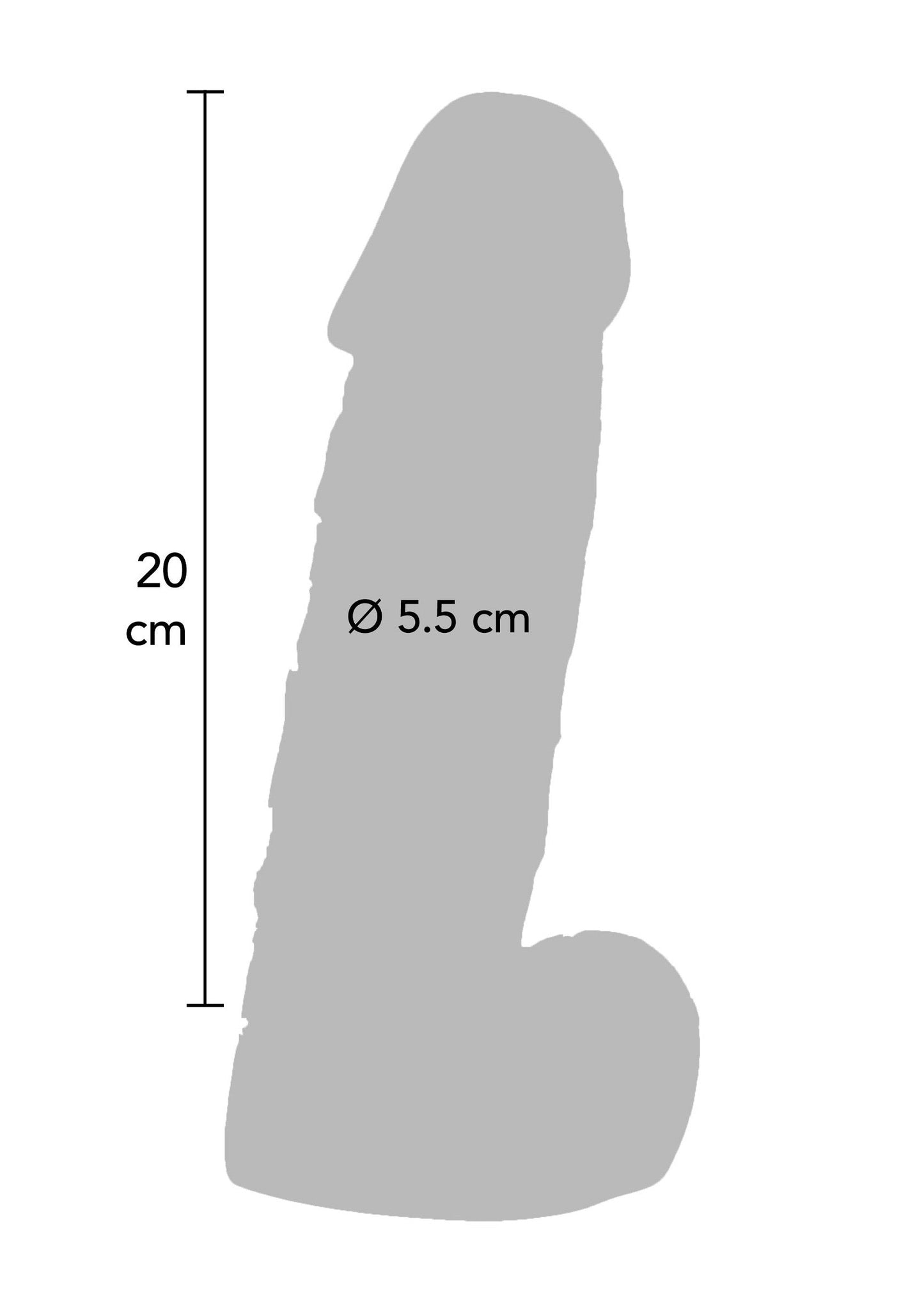 10347 toyjoy classics prince of namibia dong 20cm