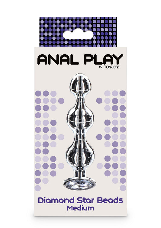 10577 toyjoy anal play diamond star beads medium