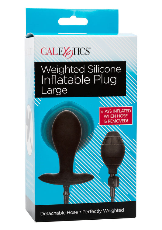 12036 calexotics anal weighted inflatable plug large