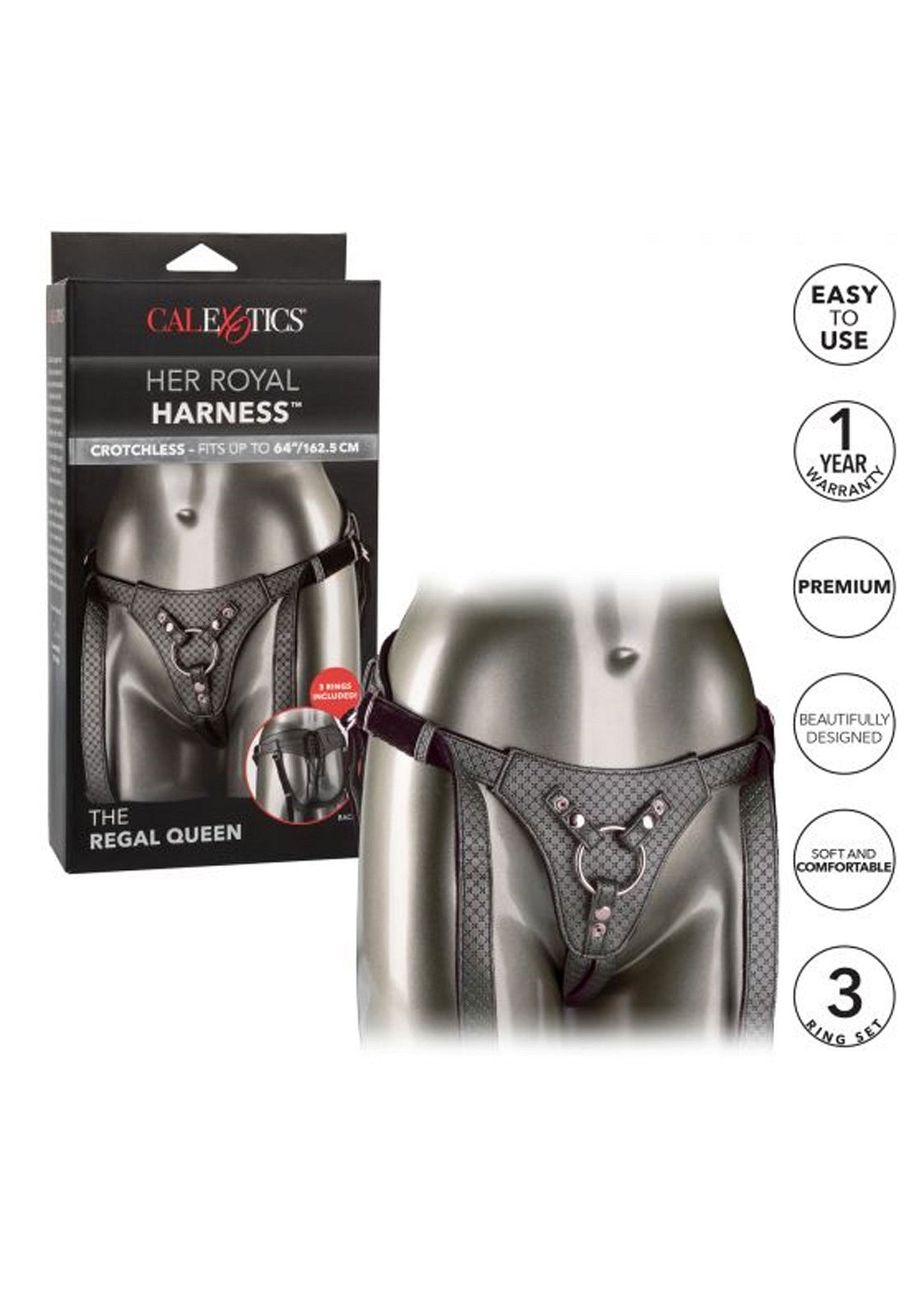 12861 calexotics her royal harness the regal queen