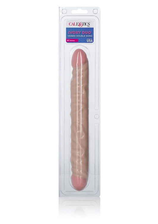 13308 calexotics lifelike dongs veined double dong 12 inch