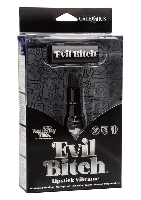 14720 calexotics naughty bits evil bitch lipstick vibrator