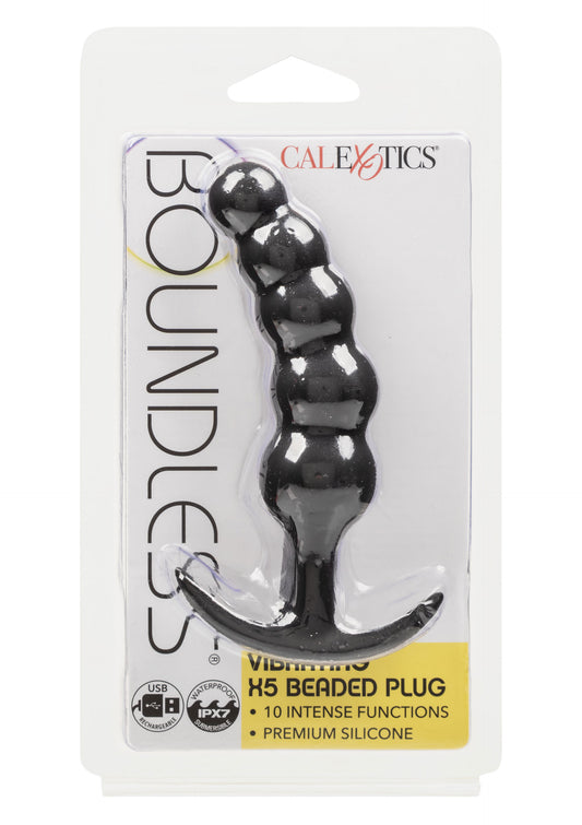 Vibrating X5 Beaded Plug