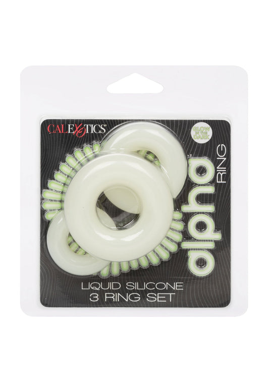 16745 calexotics alpha silicone 3 ring set
