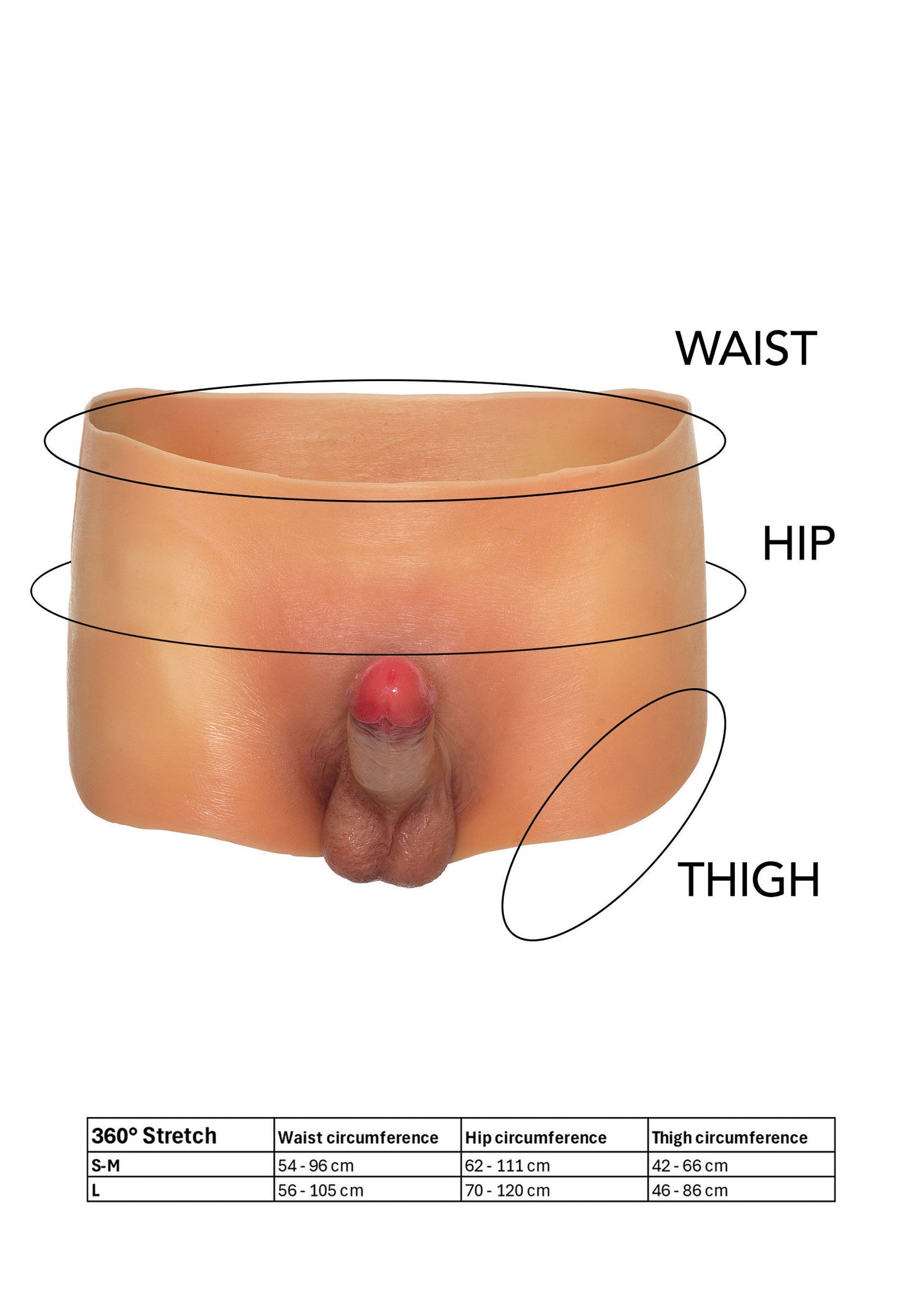 16993 hidden desire alter ego penis boxershort 18cm dildo