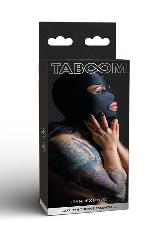 17132 taboom luxury bondage essentials spandex hood