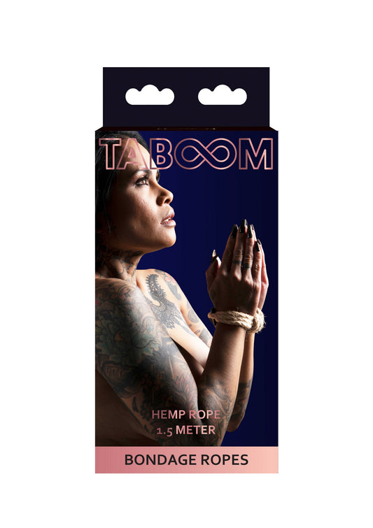 17249 taboom bondage ropes hemp rope 15 meter 7 mm