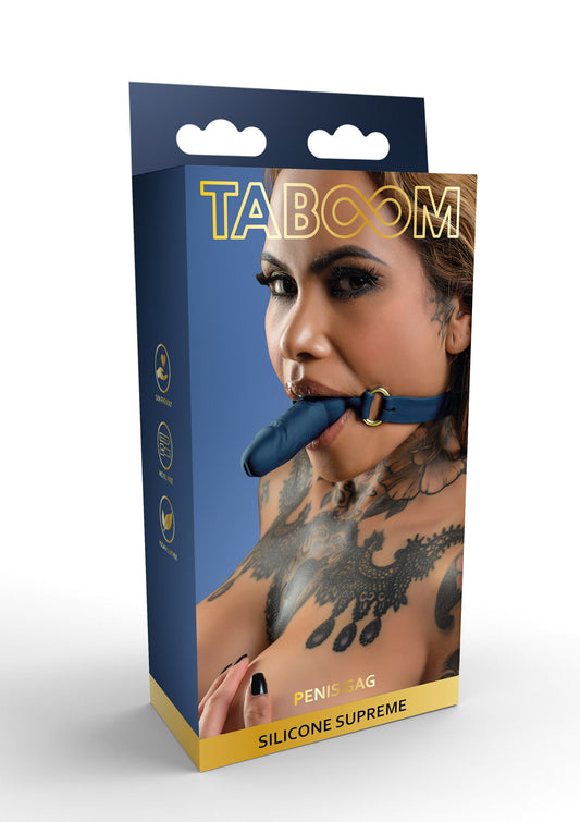 17359 taboom silicone supreme silicone penis ball gag