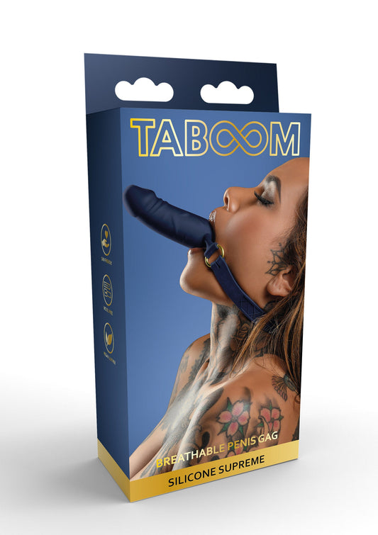 17360 taboom silicone supreme silicone breathable penis gag