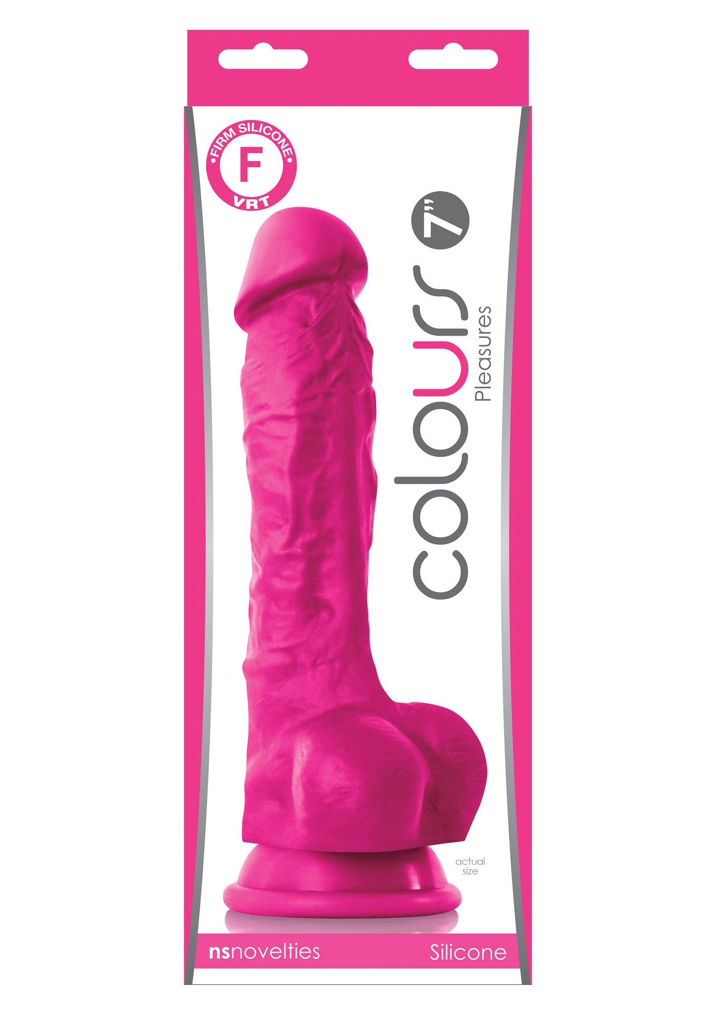 18137 ns novelties colours pleasures dildo 7 inch