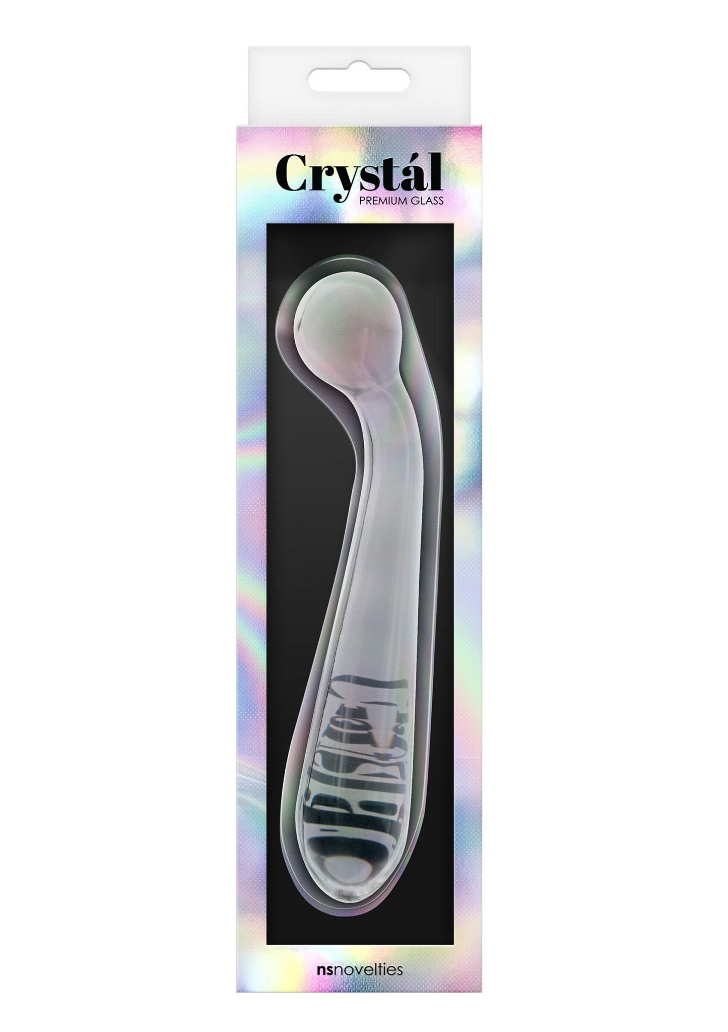 18314 ns novelties crystal crystal g spot wand clear