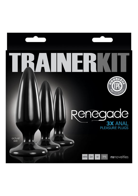18347 ns novelties renegade pleasure plug 3pc trainer kit