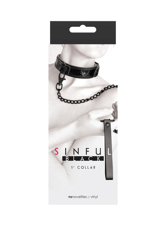 18479 ns novelties sinful sinful collar 1 inch