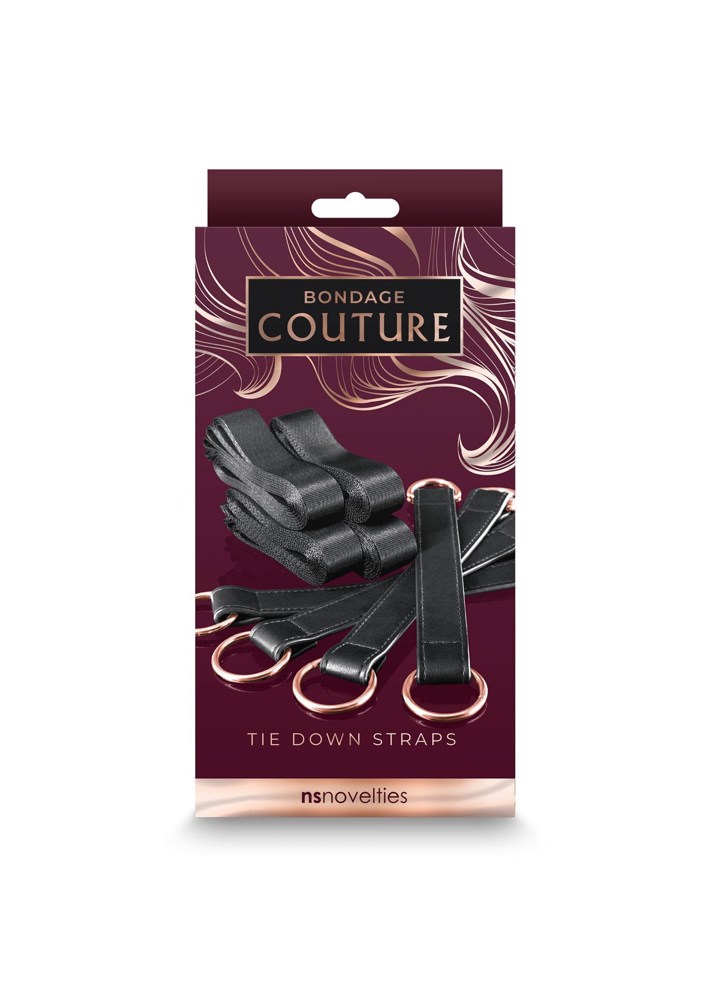 18836 ns novelties bondage couture bondage couture tiedown straps
