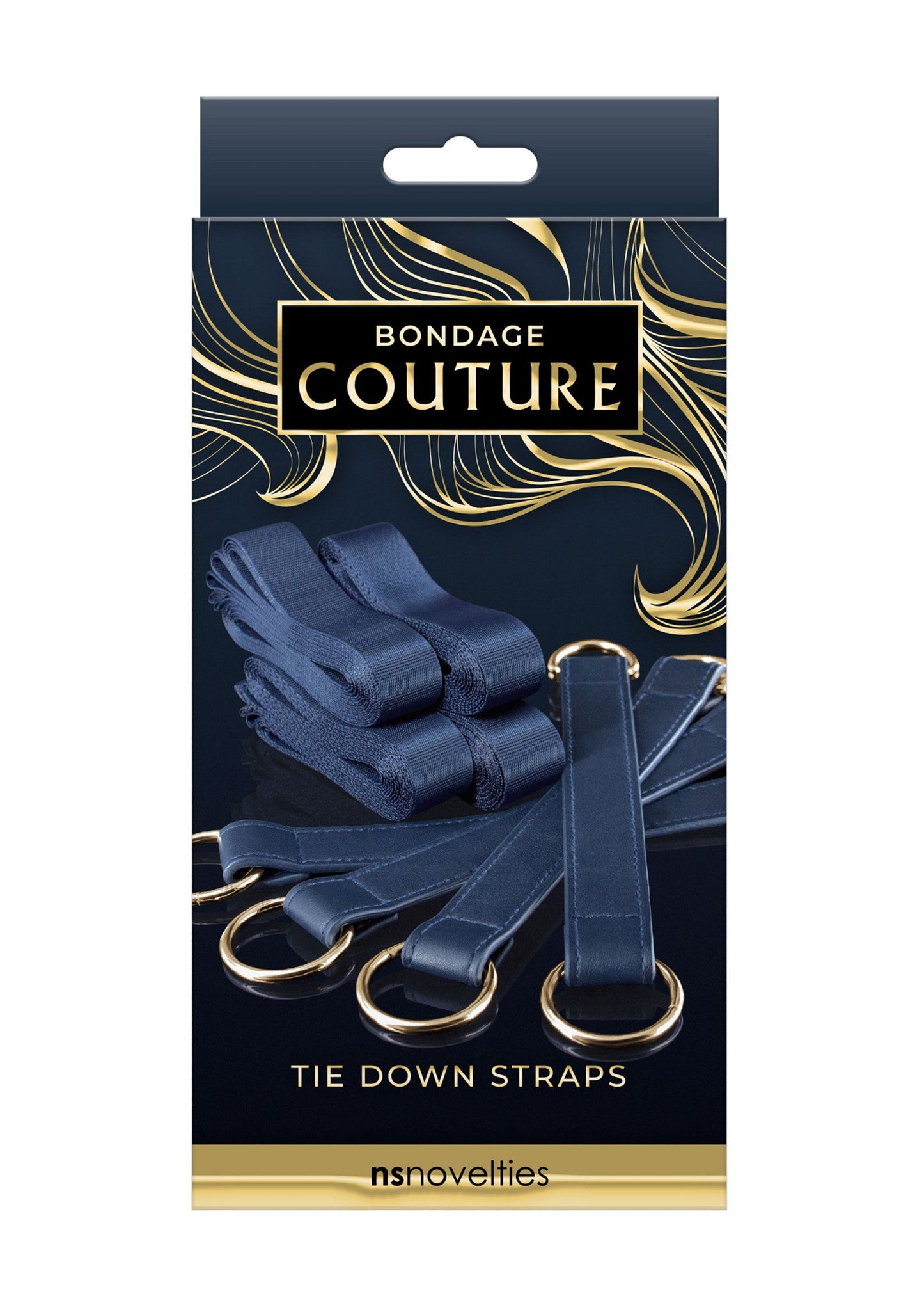 18848 ns novelties bondage couture bondage couture tiedown straps