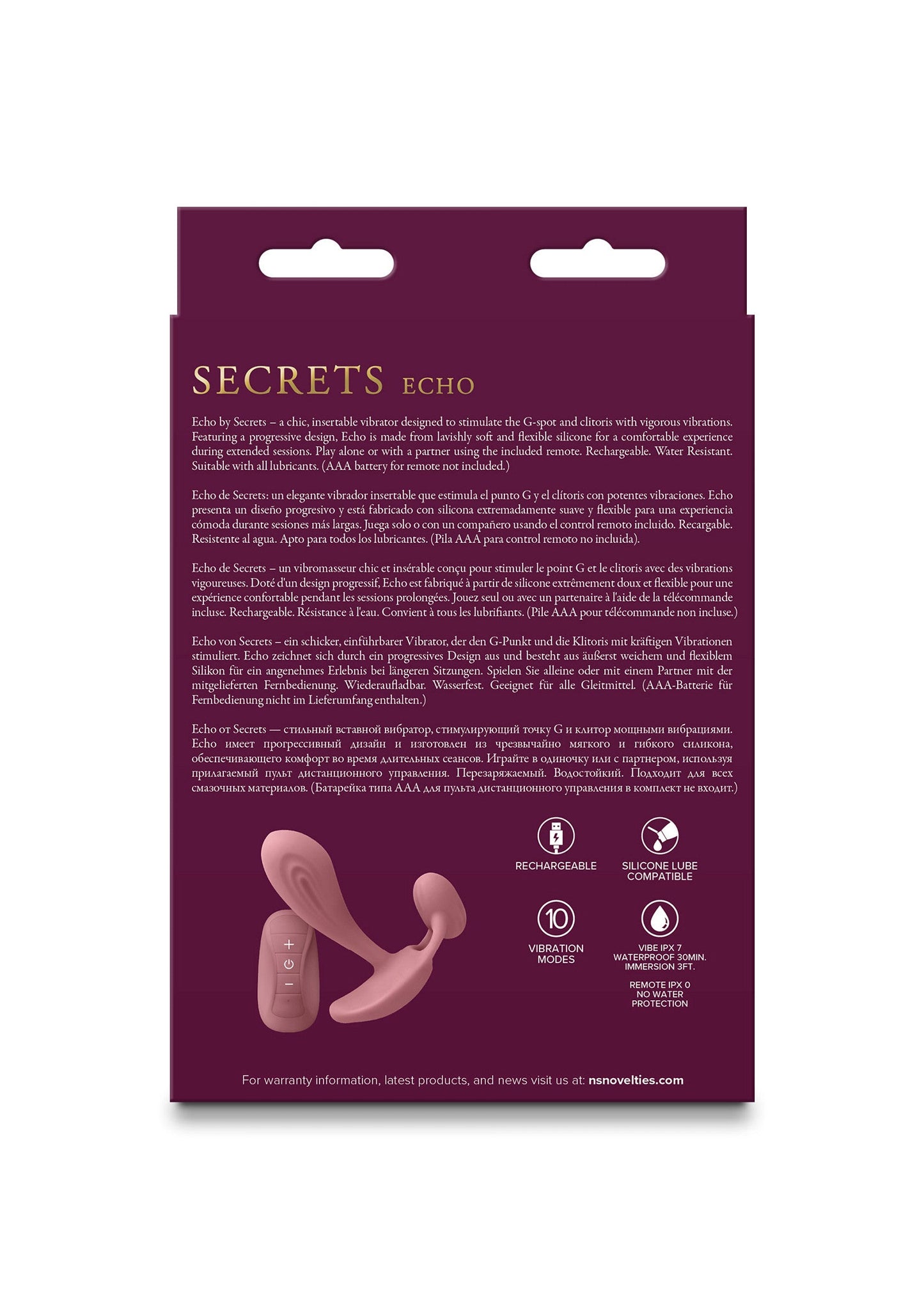 19075 ns novelties secrets secrets echo