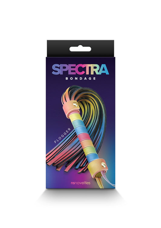 19124 ns novelties spectra spectra bondage flogger
