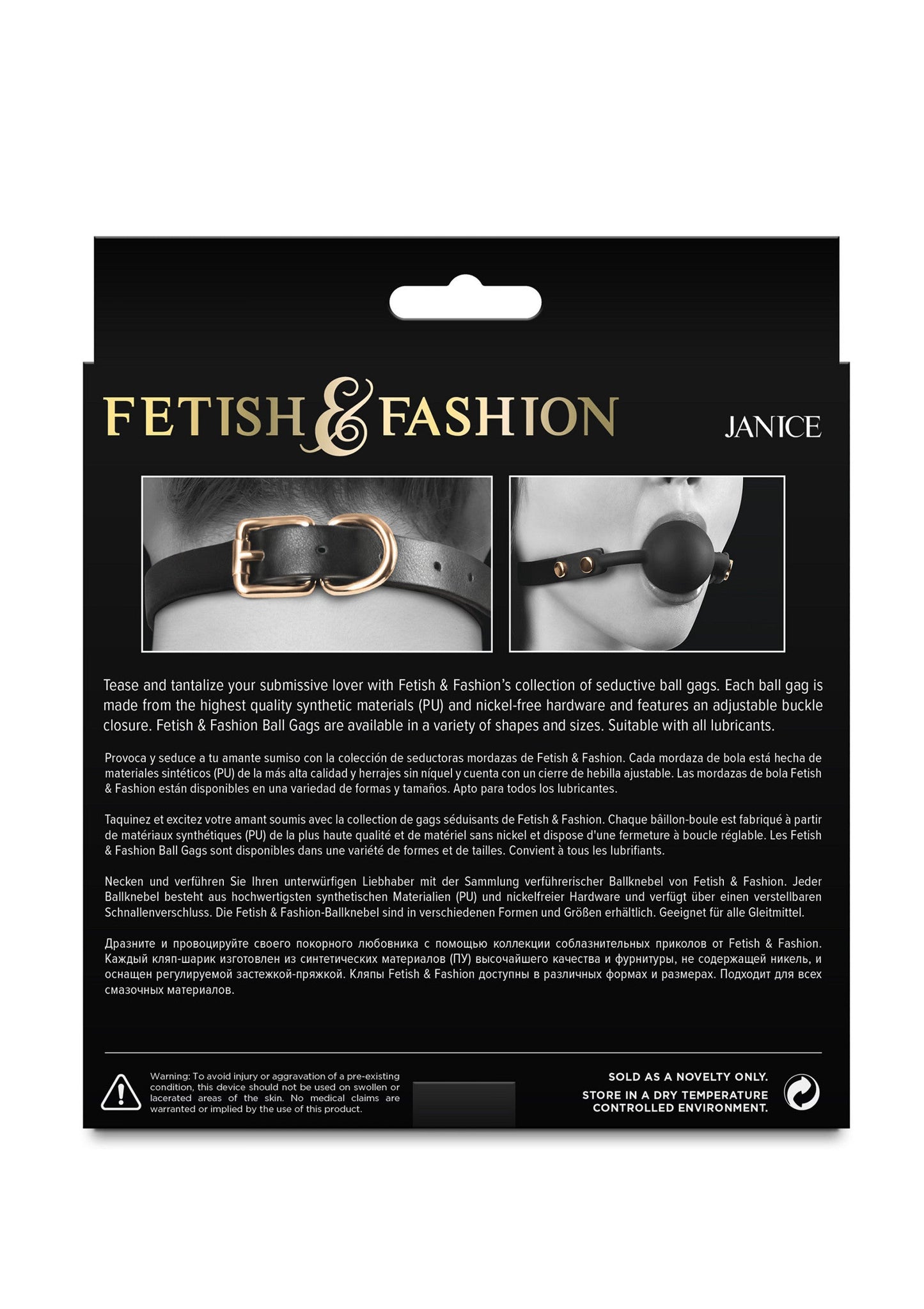 19248 ns novelties fetish fashion fetish fashion janice gag