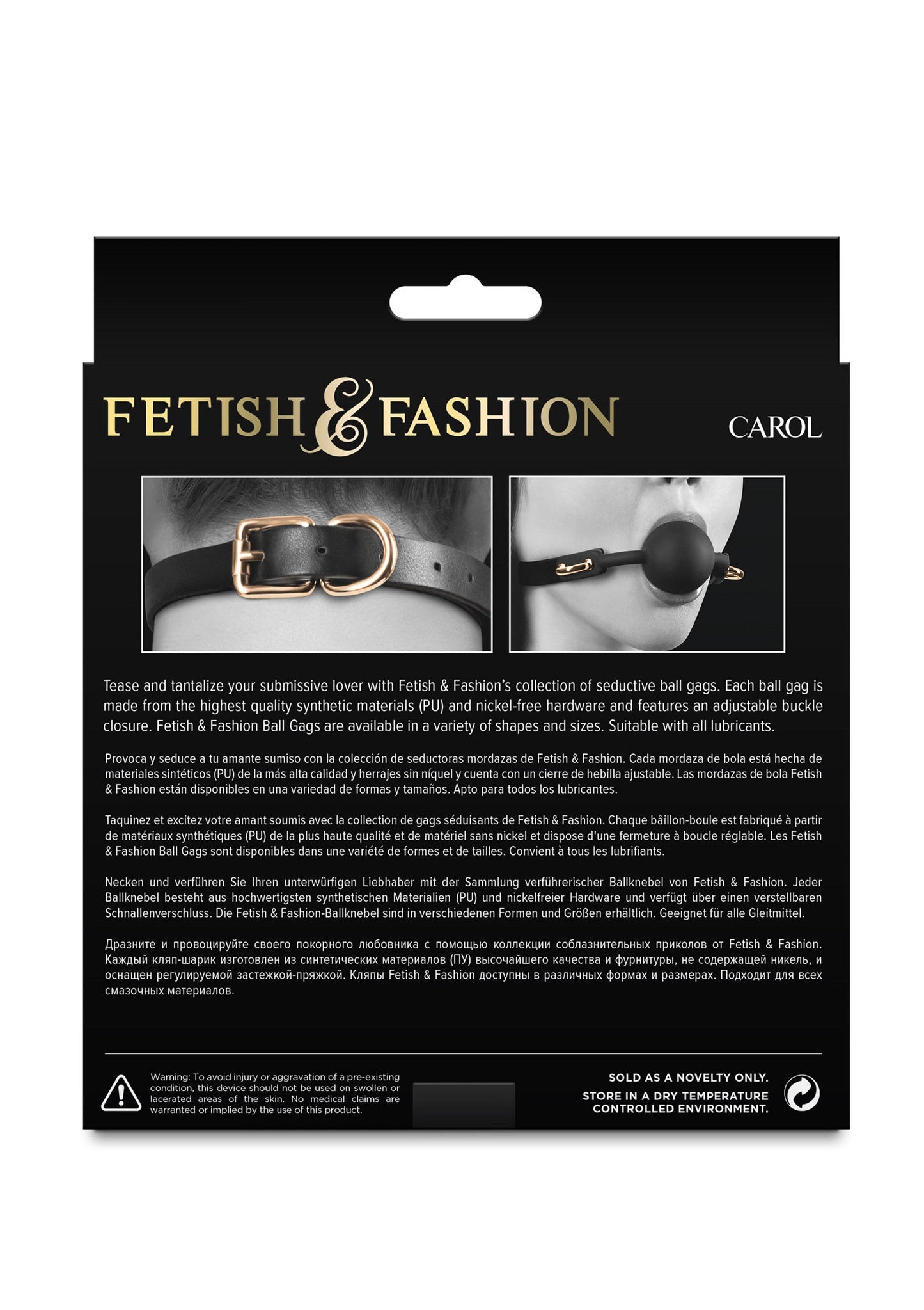 19253 ns novelties fetish fashion fetish fashion carol gag