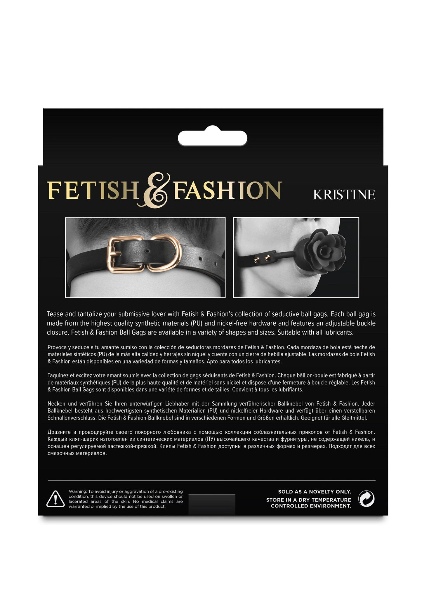 19254 ns novelties fetish fashion fetish fashion kristine gag