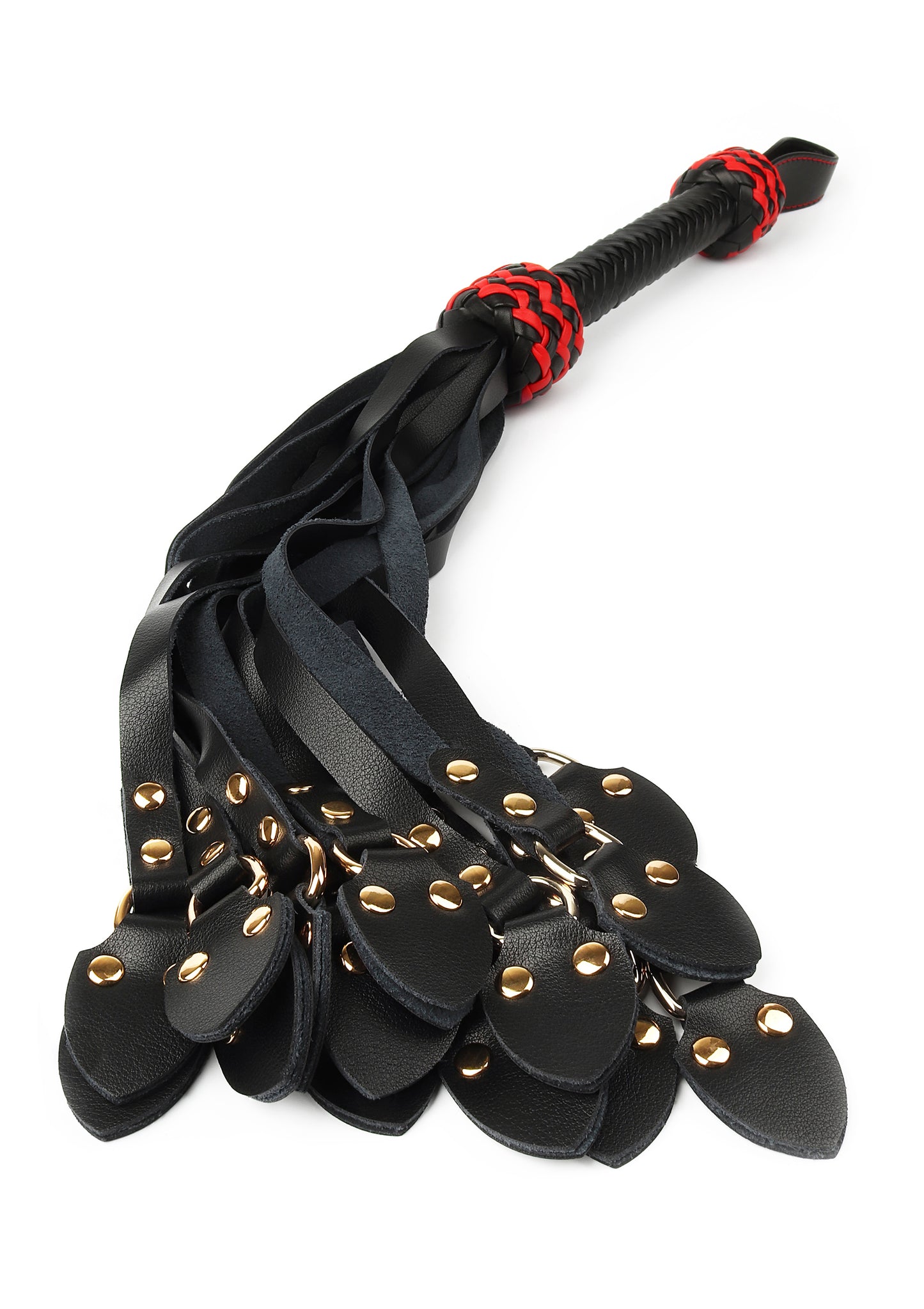 Leather Cat-o-Nine Whip