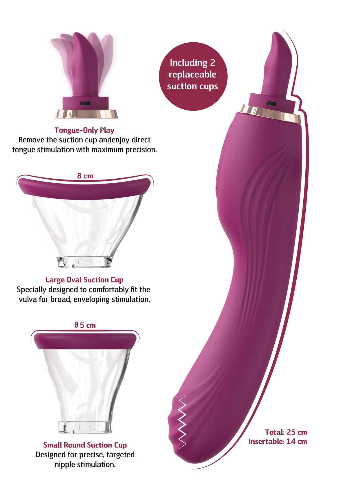 Euphoria Tongue, Suction & Stimulator