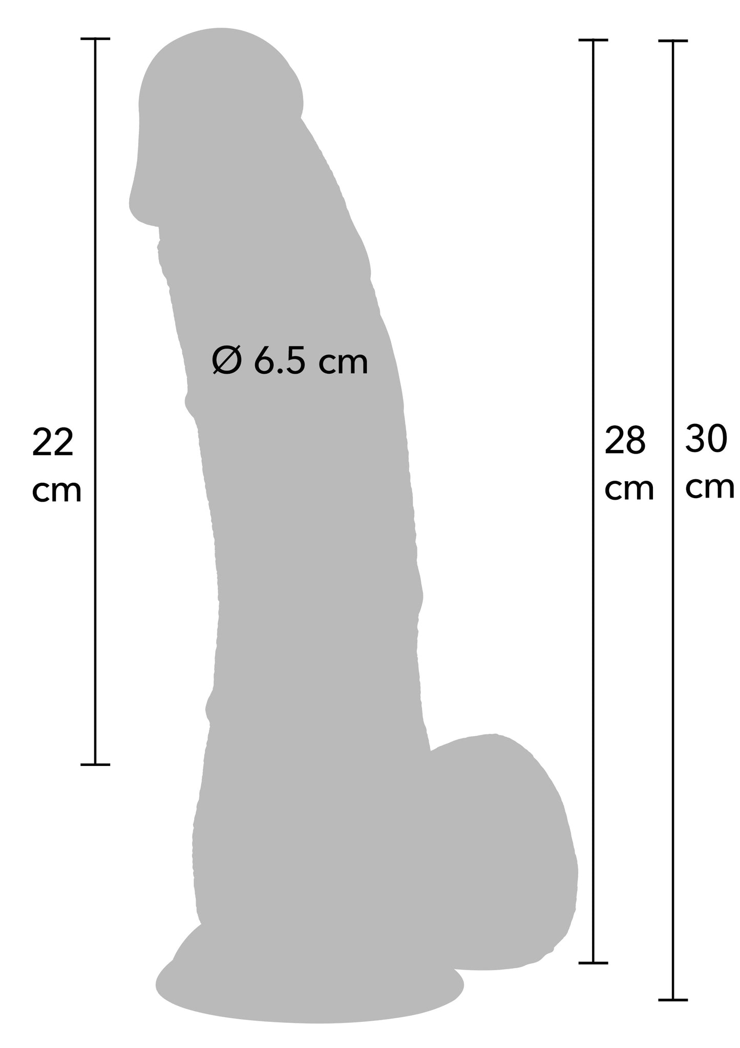 Realistic Dildo PVC 28 cm