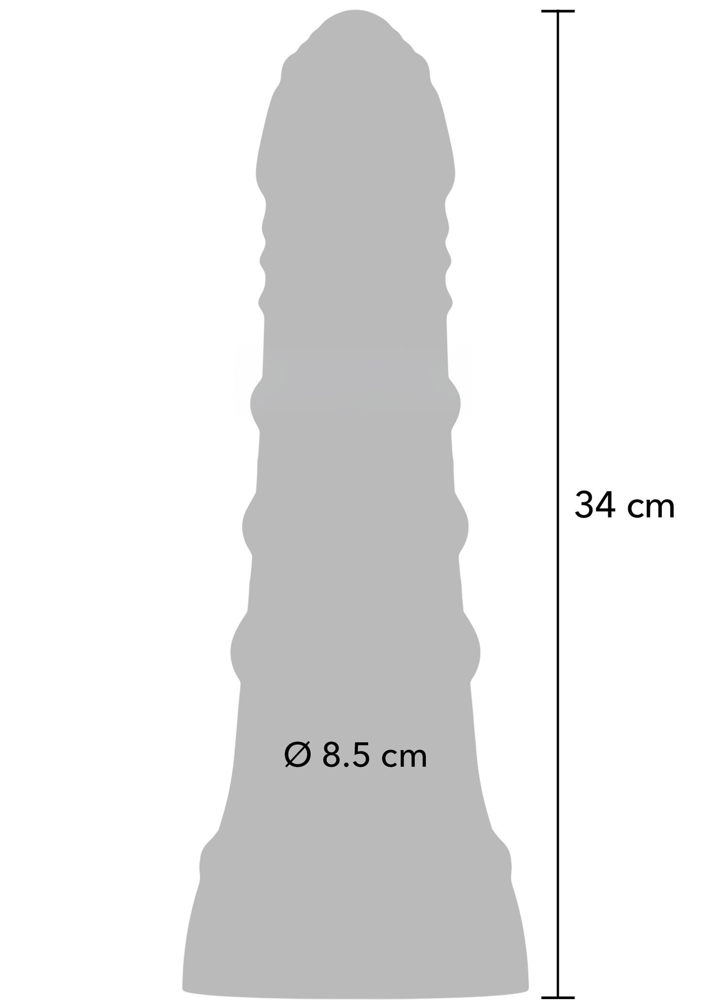 Big Boys Dong PVC 34 cm