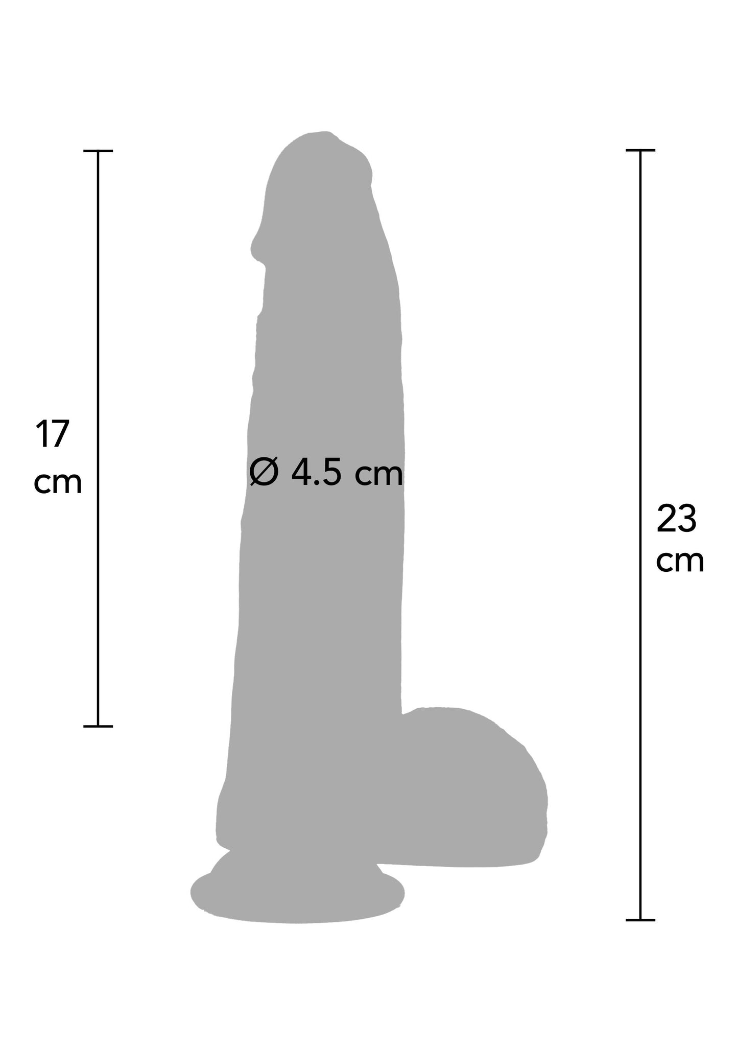 Ultra Realistic Dildo Silicone 21 cm