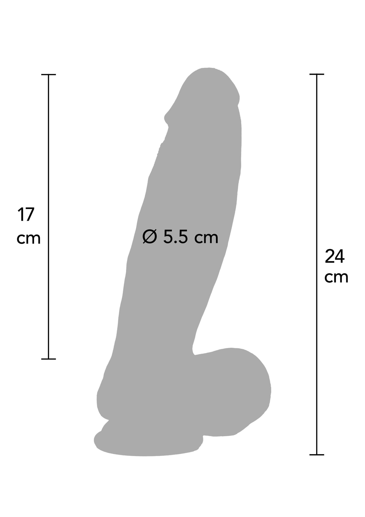 Ultra Realistic Dildo Silicone 22 cm