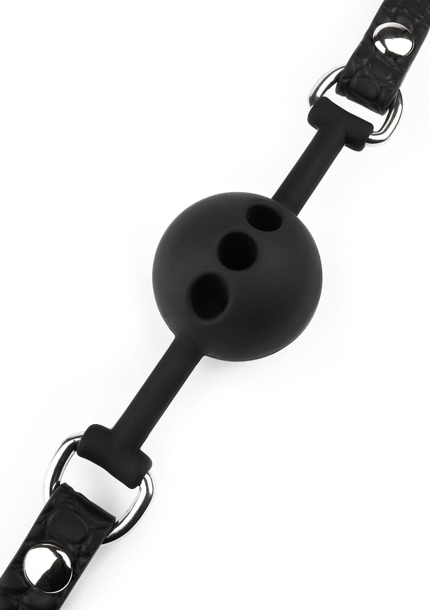Croc-Embossed Ball Gag