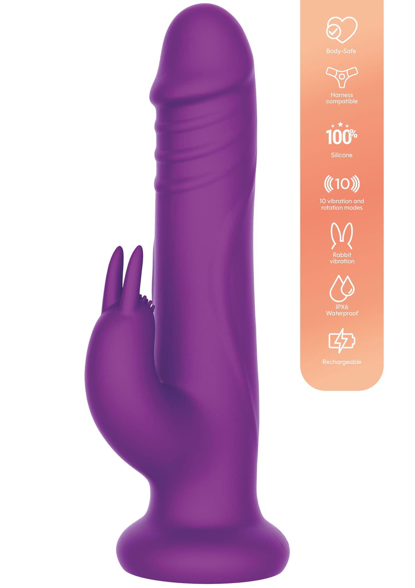 Rotating Beads Rabbit Vibrator