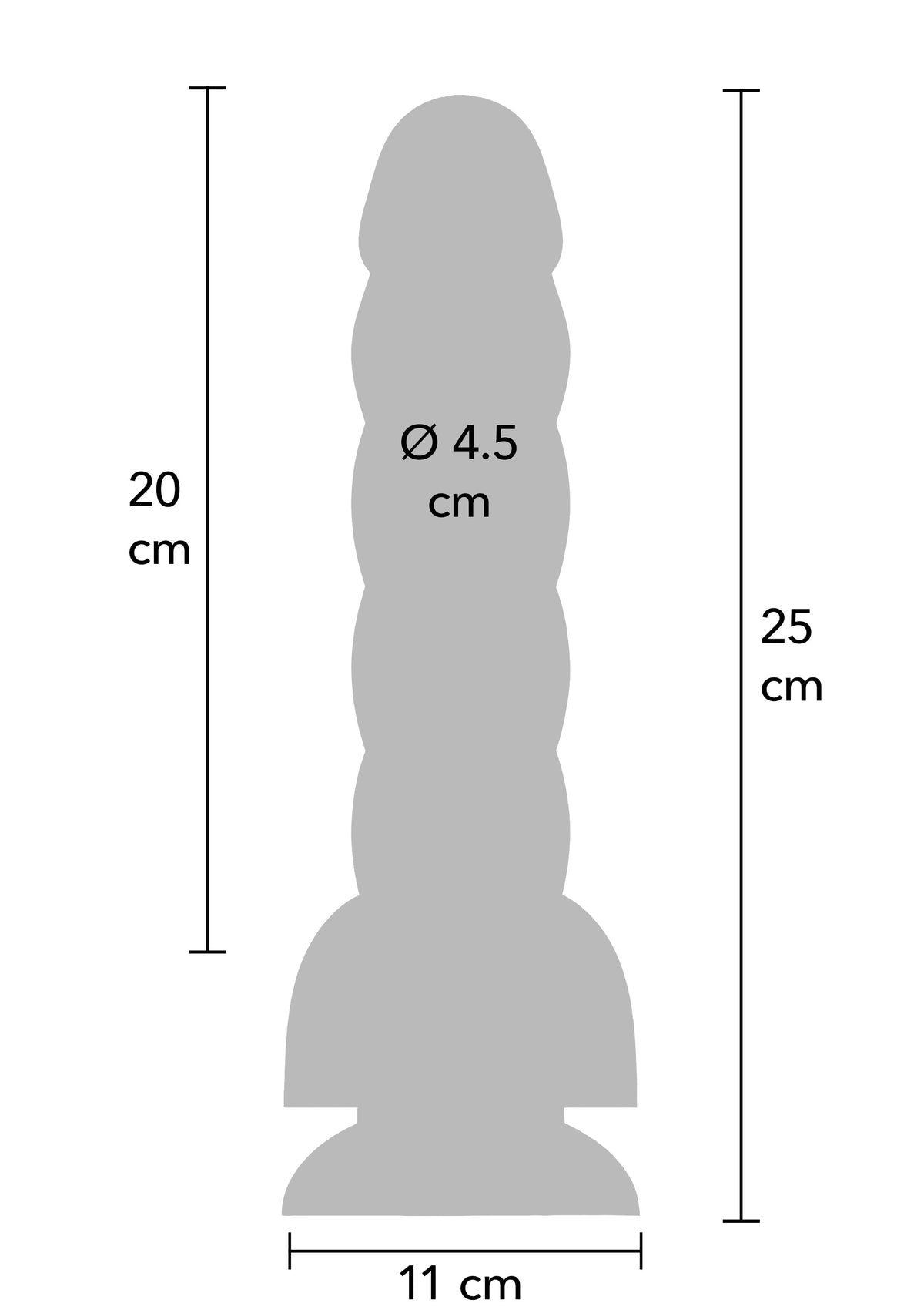 Spiral Tease Dildo Silicone XL