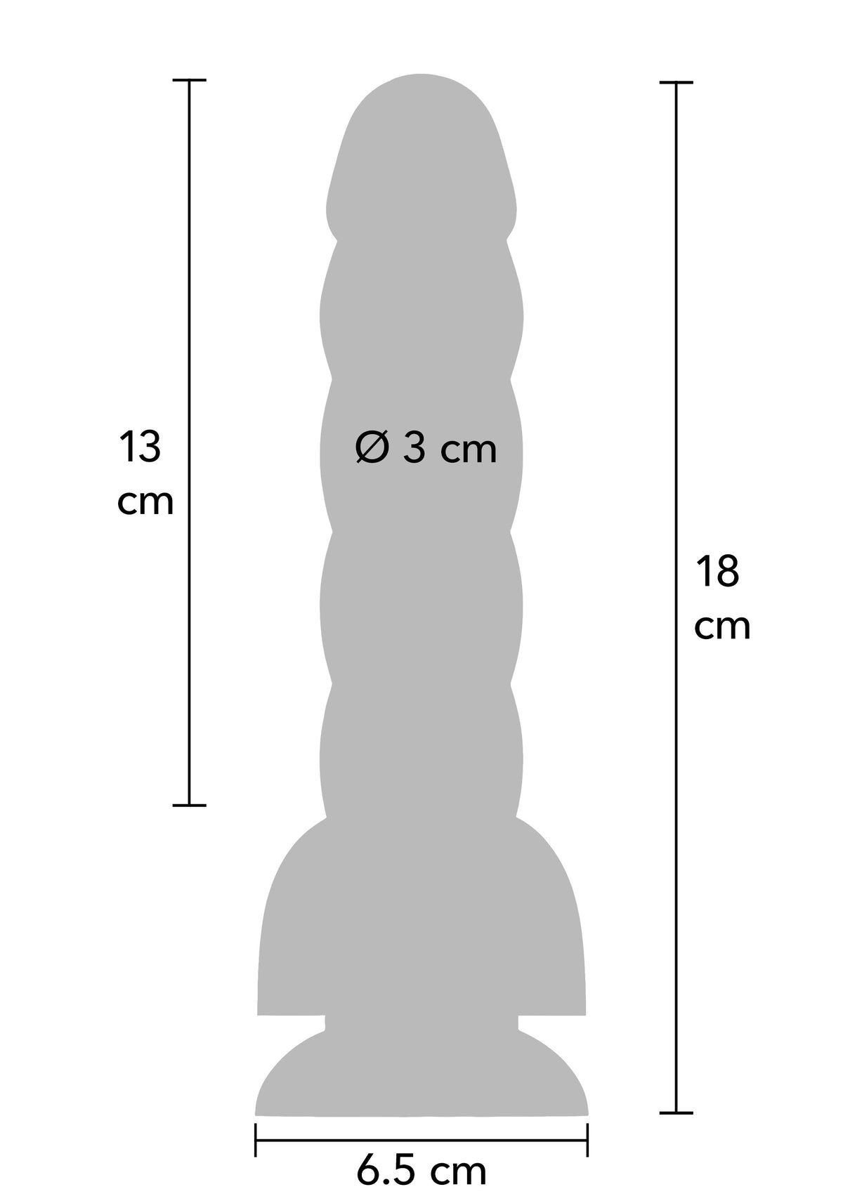 Spiral Tease Vibrating Dildo Silicone S