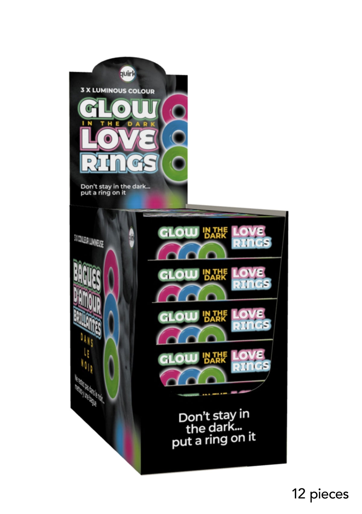 Glow In The Dark Love Rings