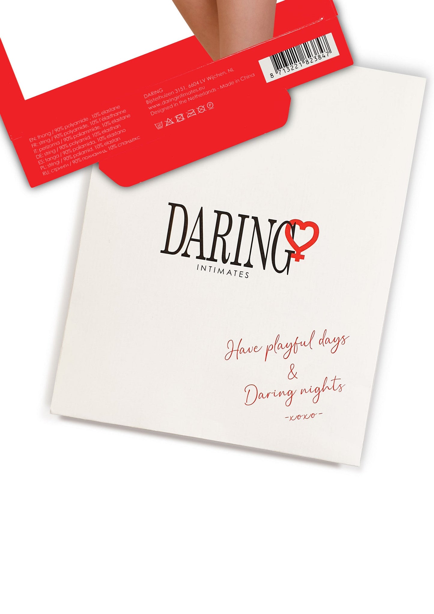 76018 daring intimates angel naughty crotchless panty