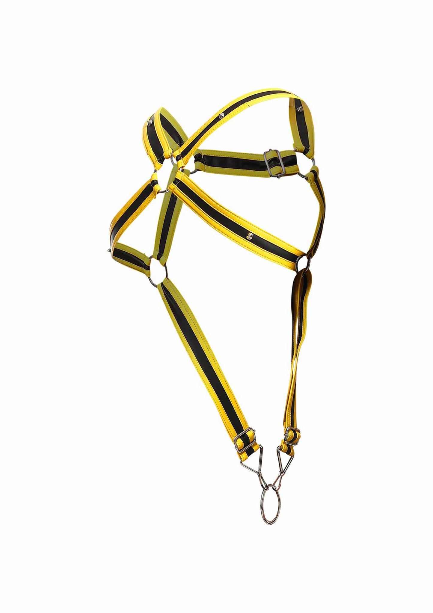 81306 mob eroticwear dngeon cross cockring harness