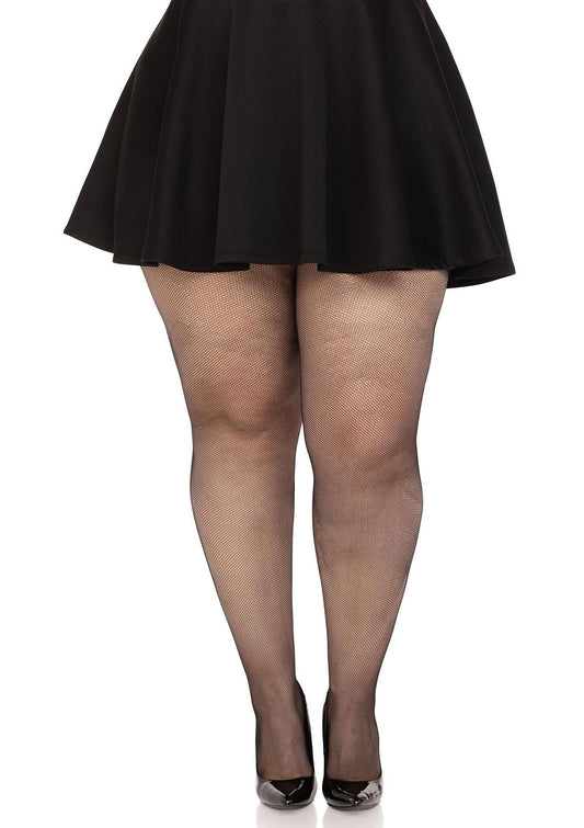 85112 leg avenue plus elastane micro net tights