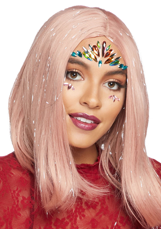 87994 leg avenue avri adhesive face jewels sticker