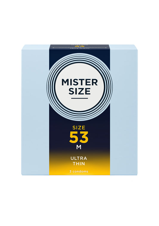 MISTER SIZE 53mm Condoms 3pcs