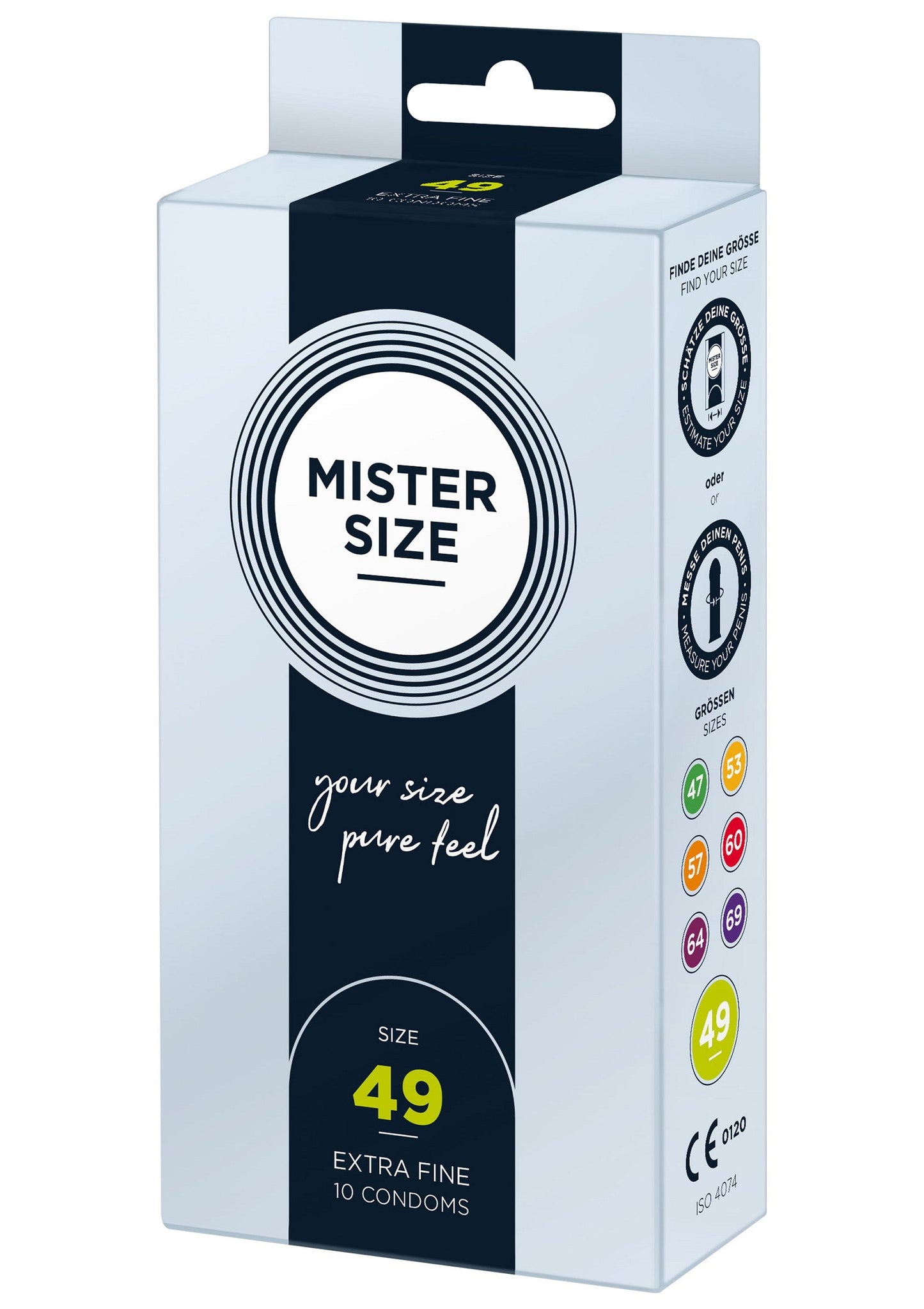 97121 mister size 49mm condoms 10pcs