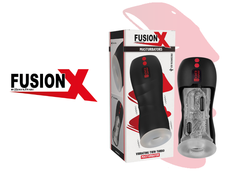 The Vibrating Twin Turbo Masturbator from Hidden Desire