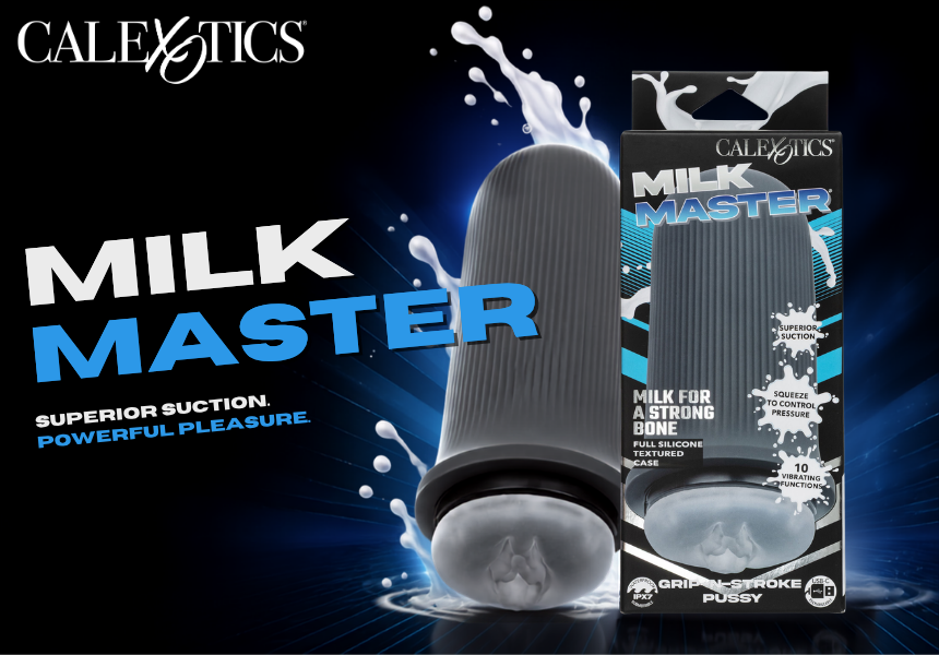 CalExotics Introduces Milk Master® Grip-N-Stroke Pussy
