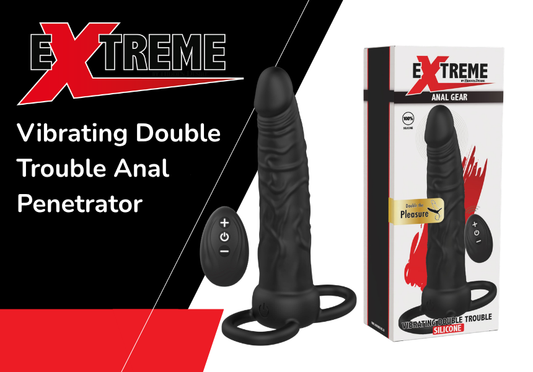 Discover the new Vibrating Double Trouble Anal Penetrator by Hidden Desire EXTREME