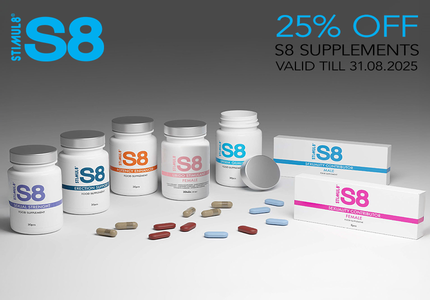 25% Off All S8 Supplements – Summer Sale Ends August 31, 2025
